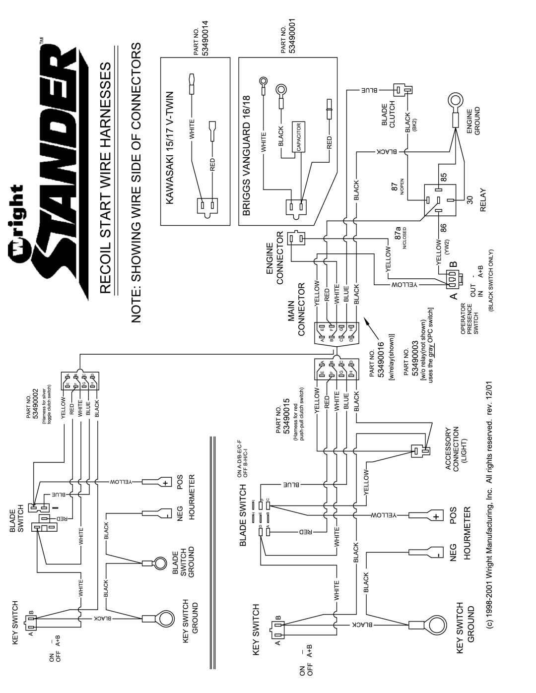 Wright Manufacturing 52, 61, 48 manual 