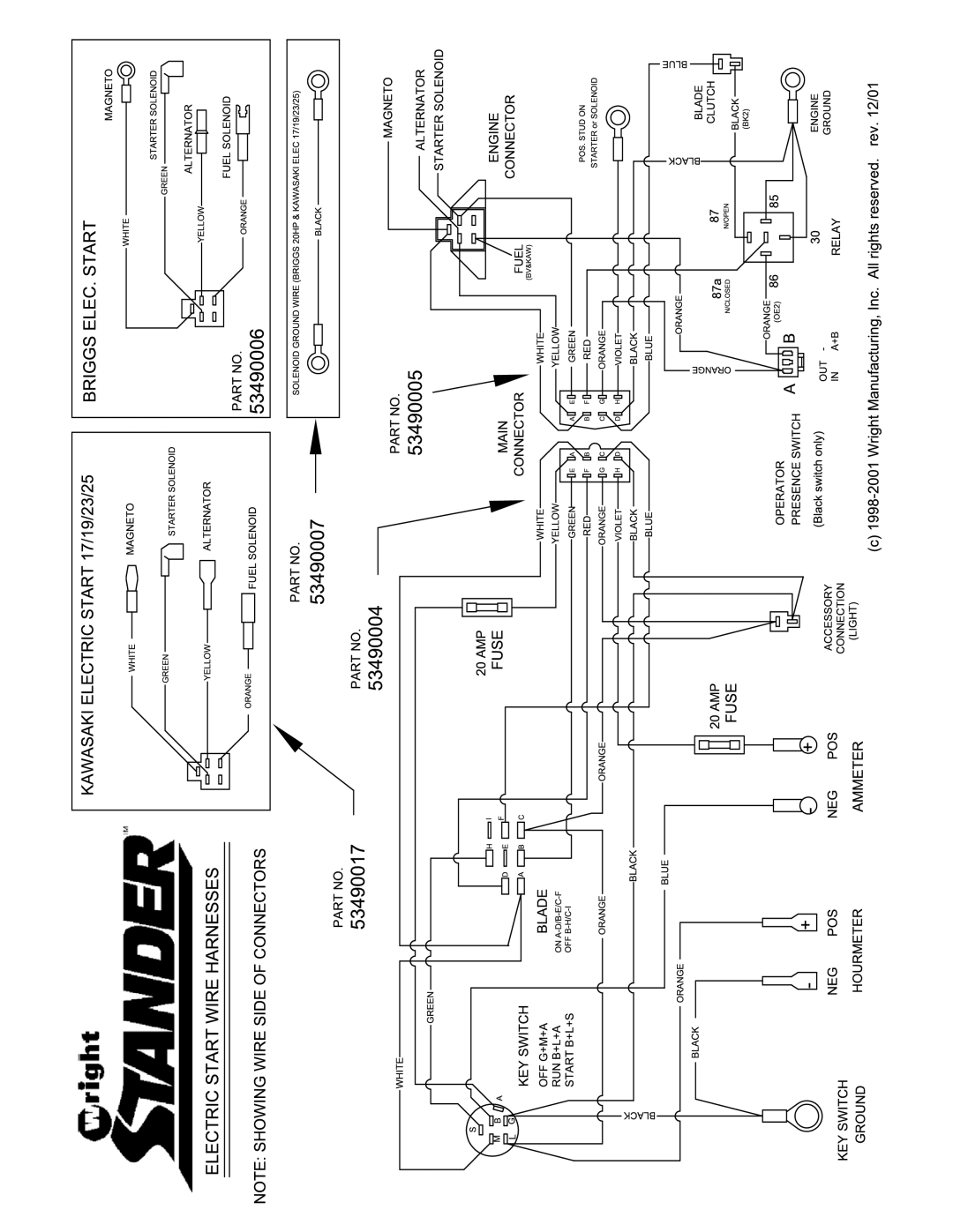 Wright Manufacturing 61, 52, 48 manual 