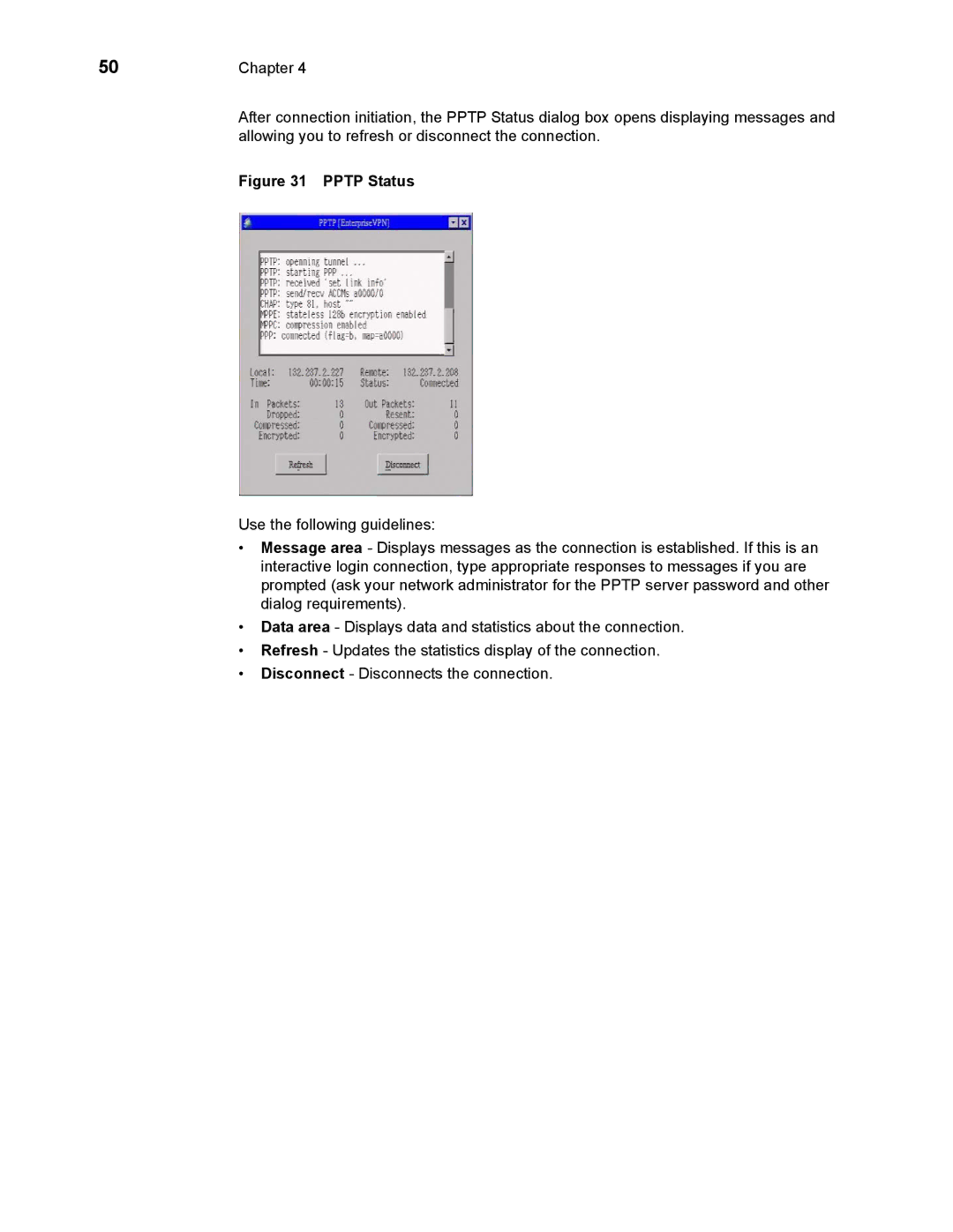 Wyse Technology 883681-08 Rev. E manual Pptp Status 