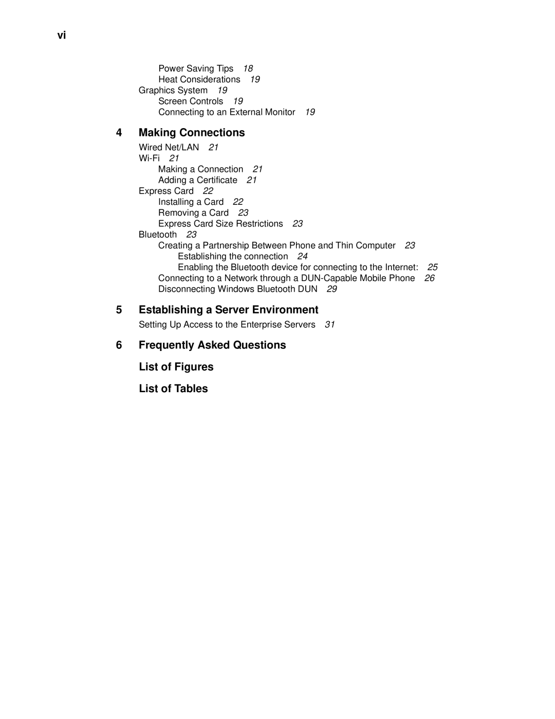 Wyse Technology 909522-41L manual Making Connections, Establishing a Server Environment 