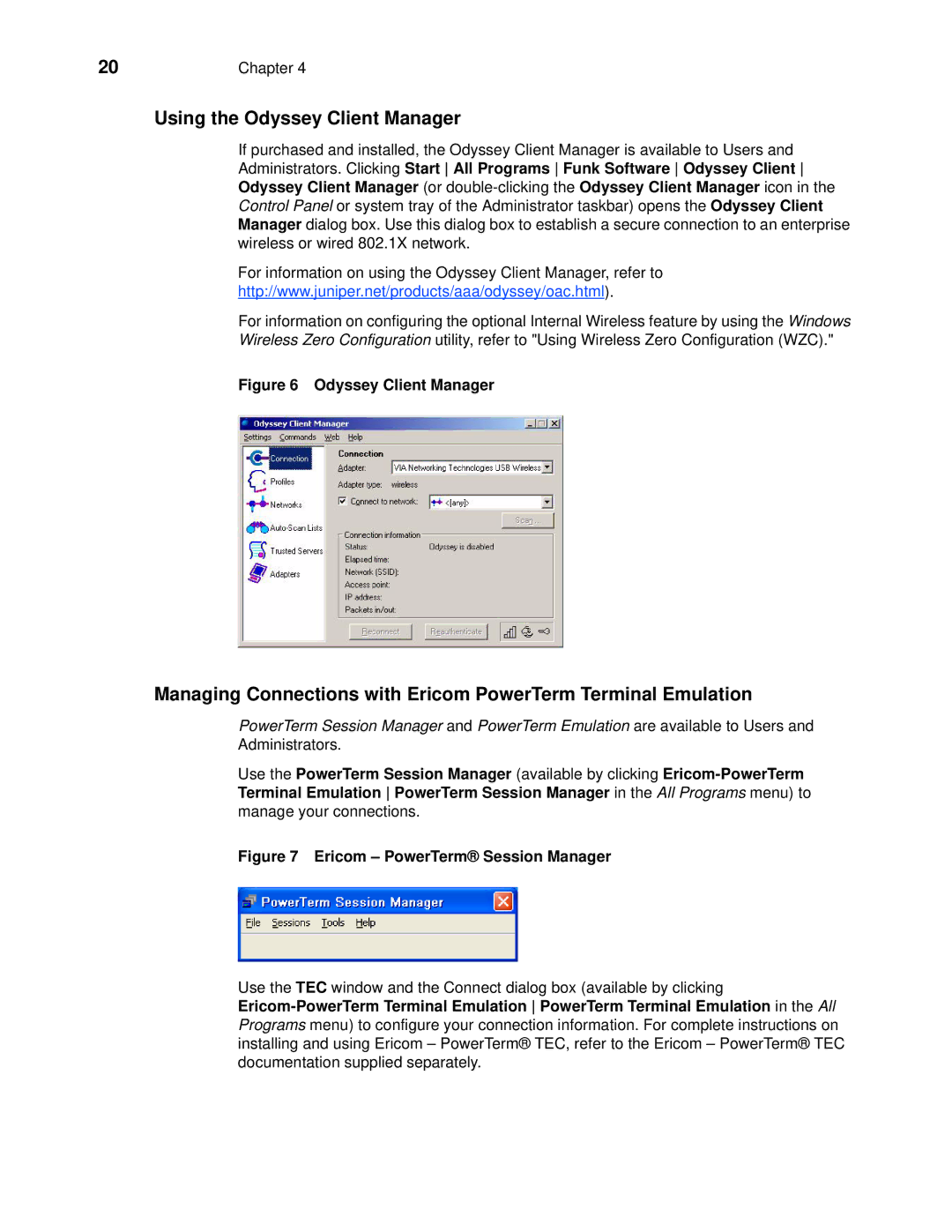 Wyse Technology 90955101L manual Using the Odyssey Client Manager 