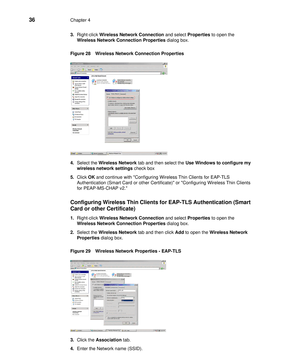 Wyse Technology 90955101L manual Wireless Network Properties EAP-TLS 