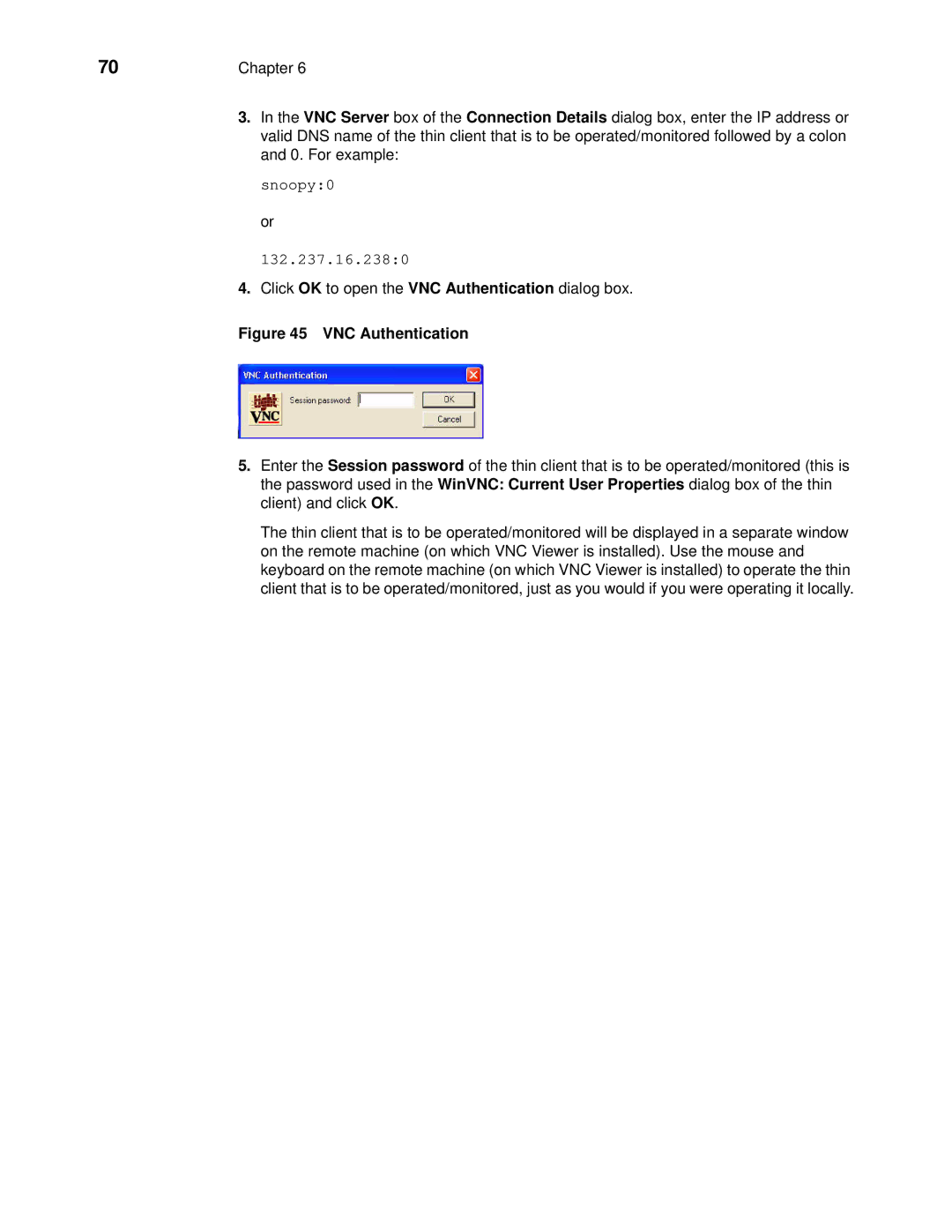 Wyse Technology 90955101L manual VNC Authentication 