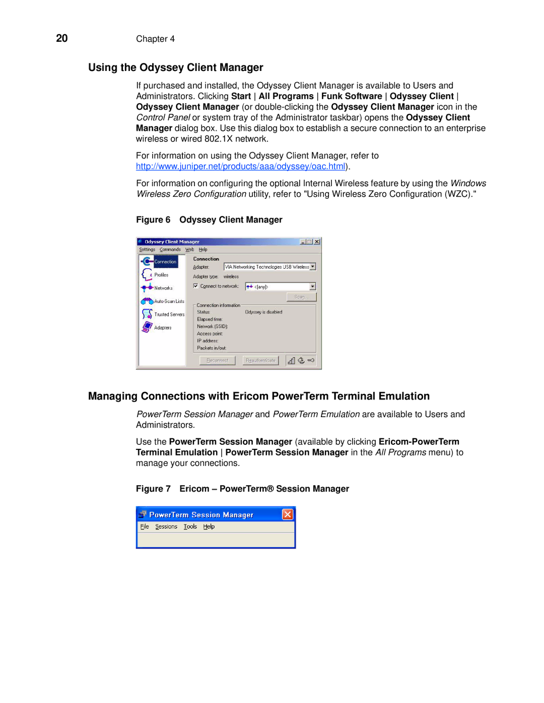 Wyse Technology R90L, C90LE manual Using the Odyssey Client Manager 