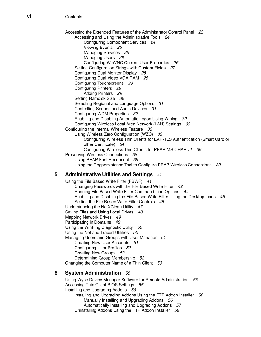 Wyse Technology R90L, C90LE manual Administrative Utilities and Settings, System Administration 