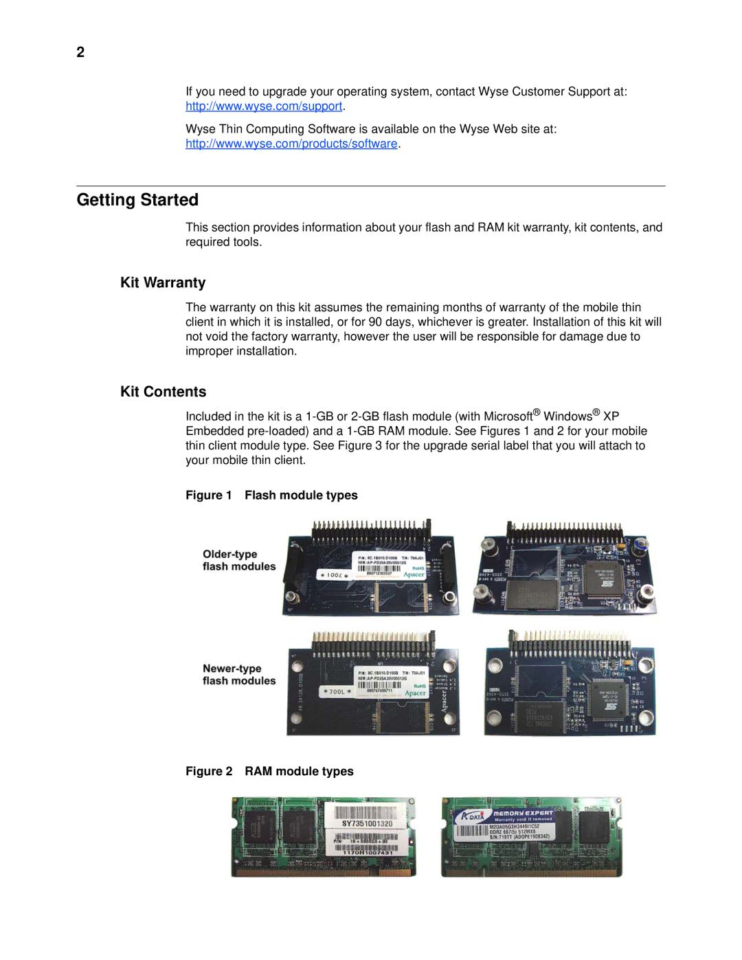 Wyse Technology X90e manual Getting Started, Kit Warranty 