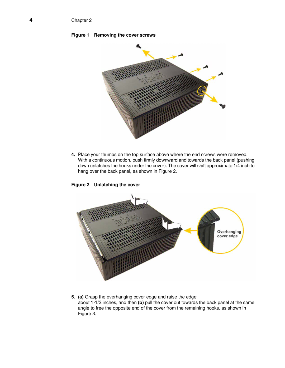 Wyse Technology Z90SW, Z90DW, Z90S7, Z90D7 manual Removing the cover screws 