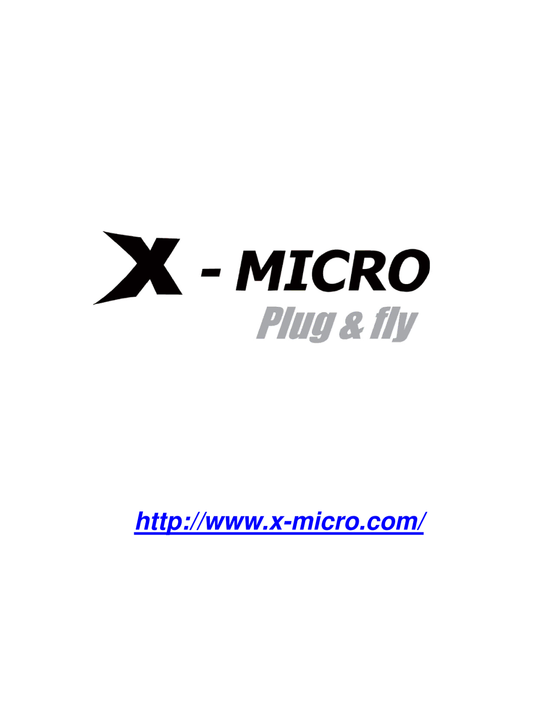 X-Micro Tech 100 user manual 