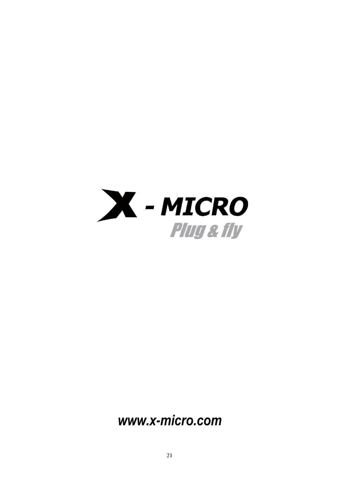 X-Micro Tech 11b mini user manual 