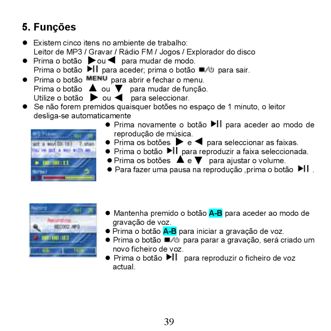 X-Micro Tech 200C, 210C manual Funções 