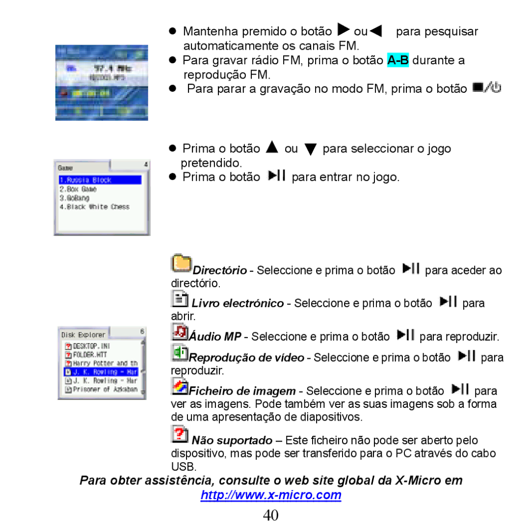 X-Micro Tech 210C, 200C manual 