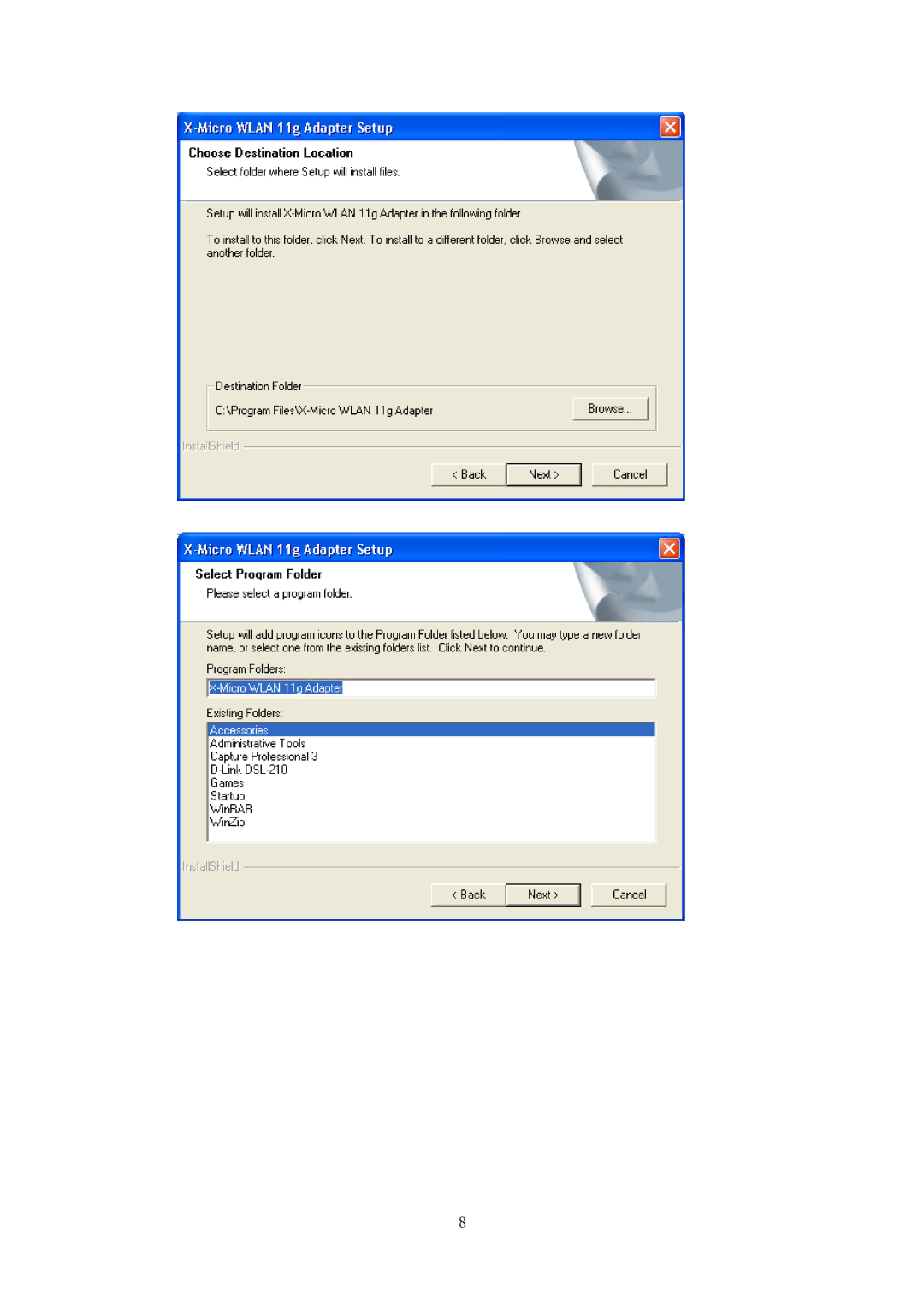 X-Micro Tech PCI Adapter fxmicro user manual 