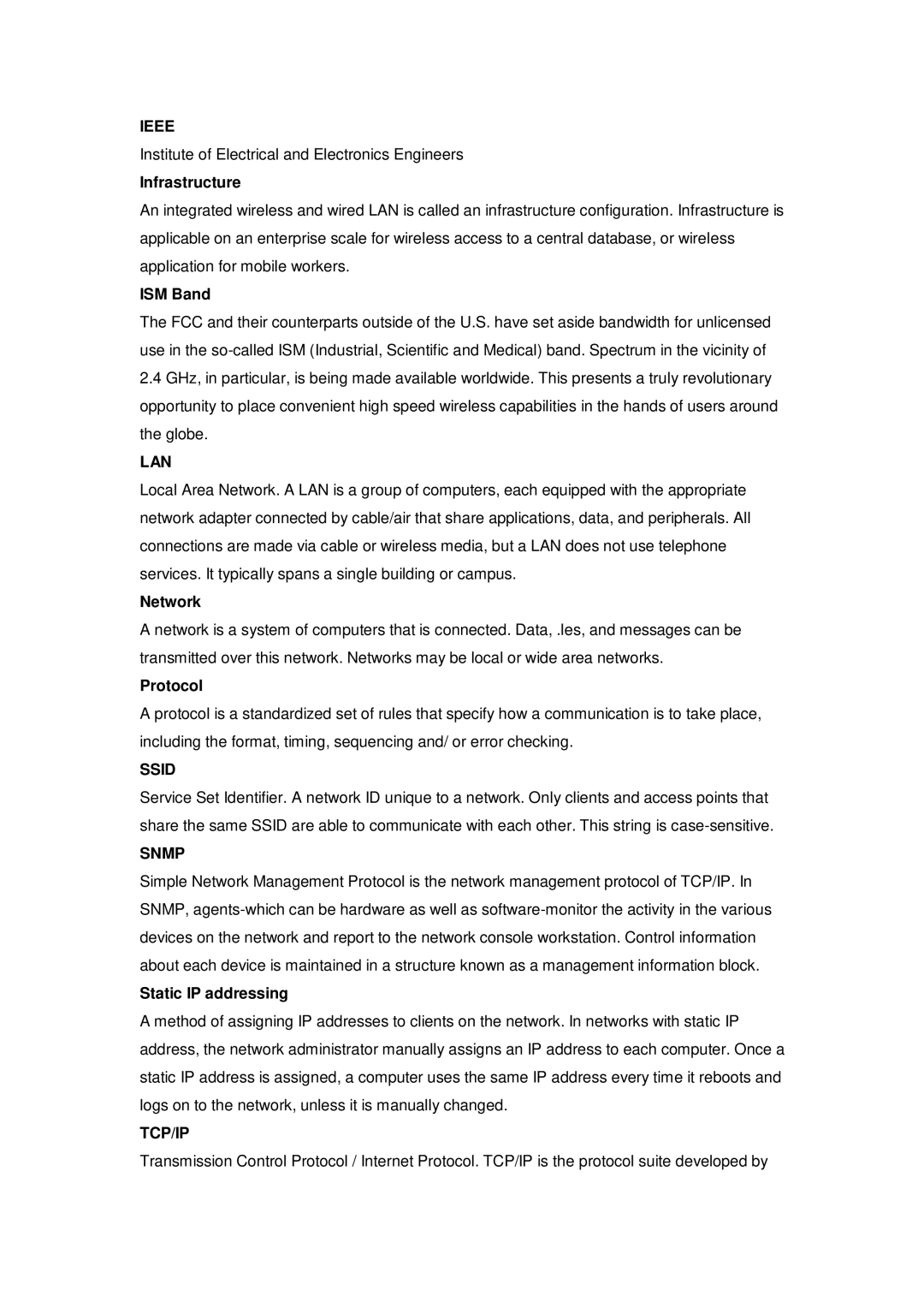 X-Micro Tech WLAN 11g user manual Ieee 