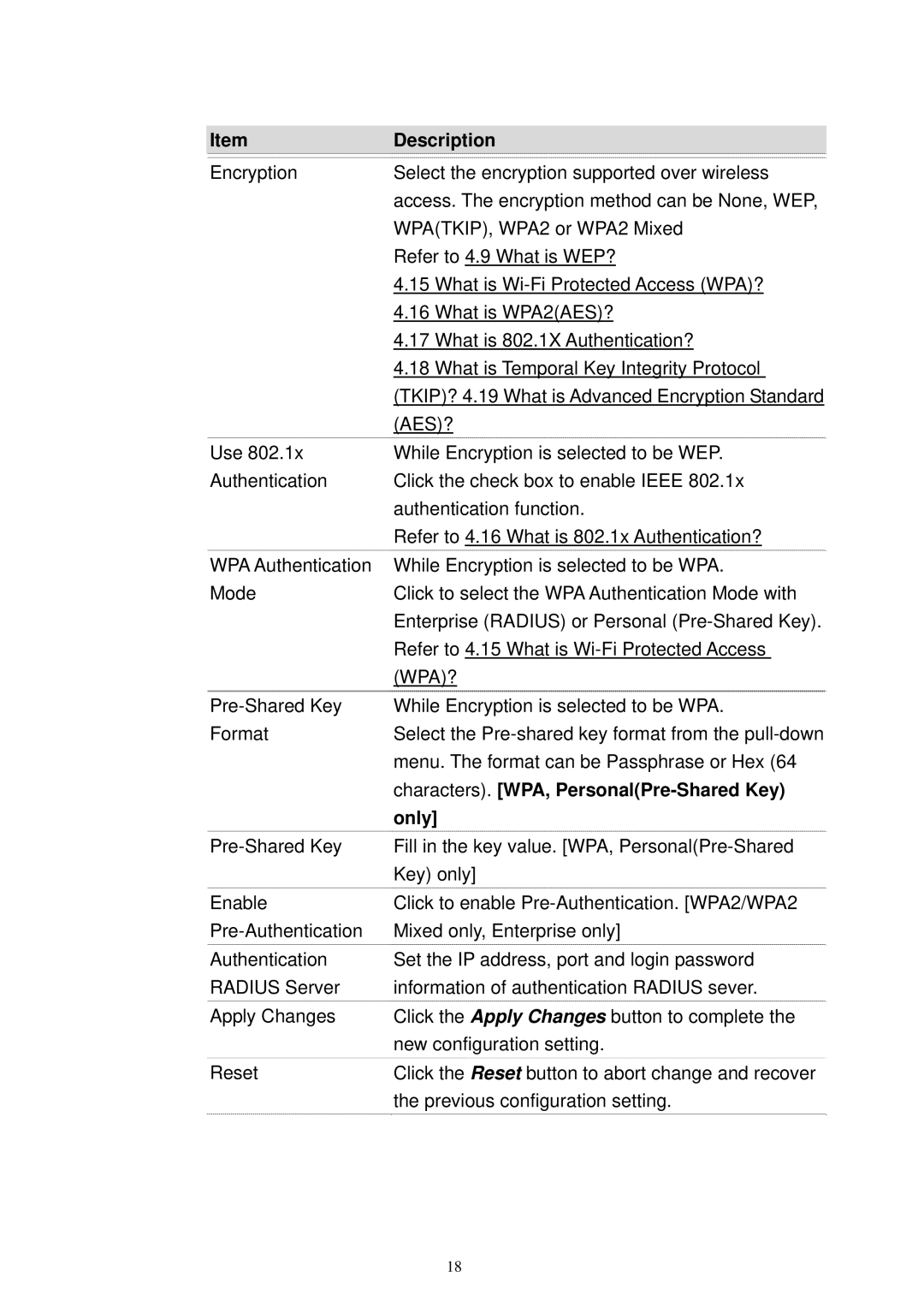 X-Micro Tech XWL-11GRTX user manual Characters. WPA, PersonalPre-Shared Key, Only 