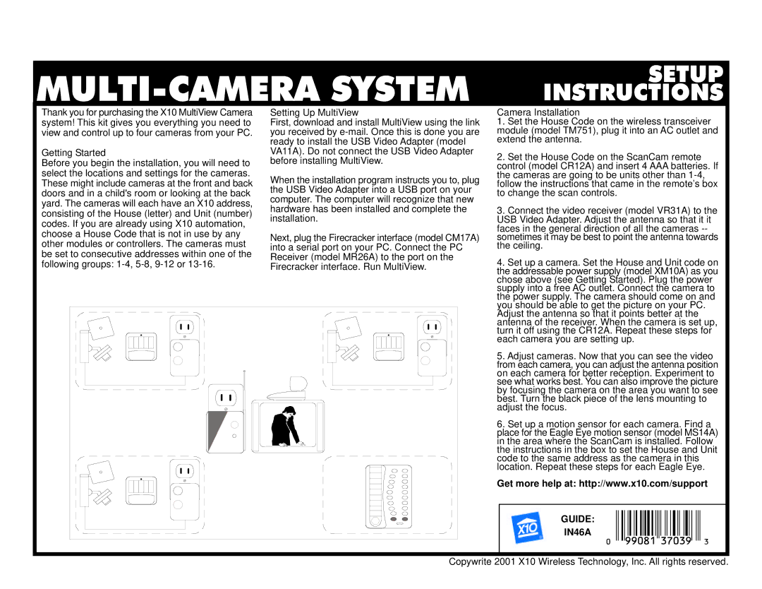 X10 Wireless Technology manual Guide IN46A 