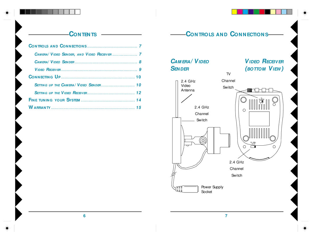 X10 Wireless Technology VK45A owner manual Contents 