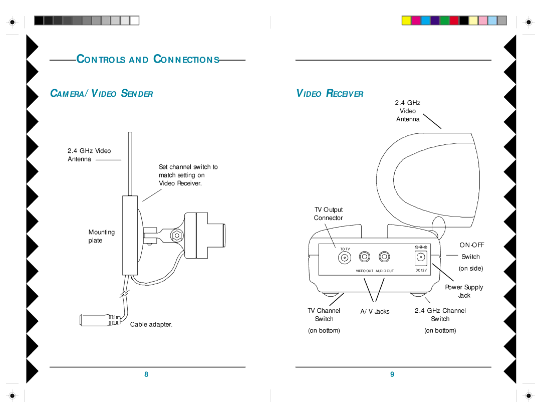 X10 Wireless Technology VK48A owner manual CAMERA/VIDEO Sender 