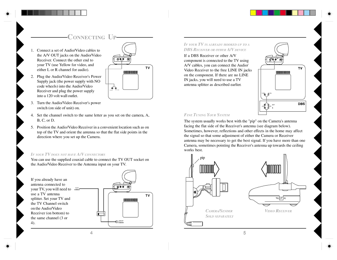 X10 Wireless Technology VR31A owner manual Connecting UP 