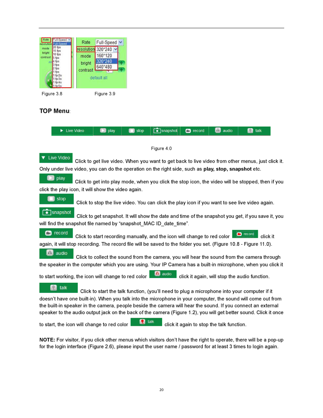 X10 Wireless Technology XX34A user manual TOP Menu 