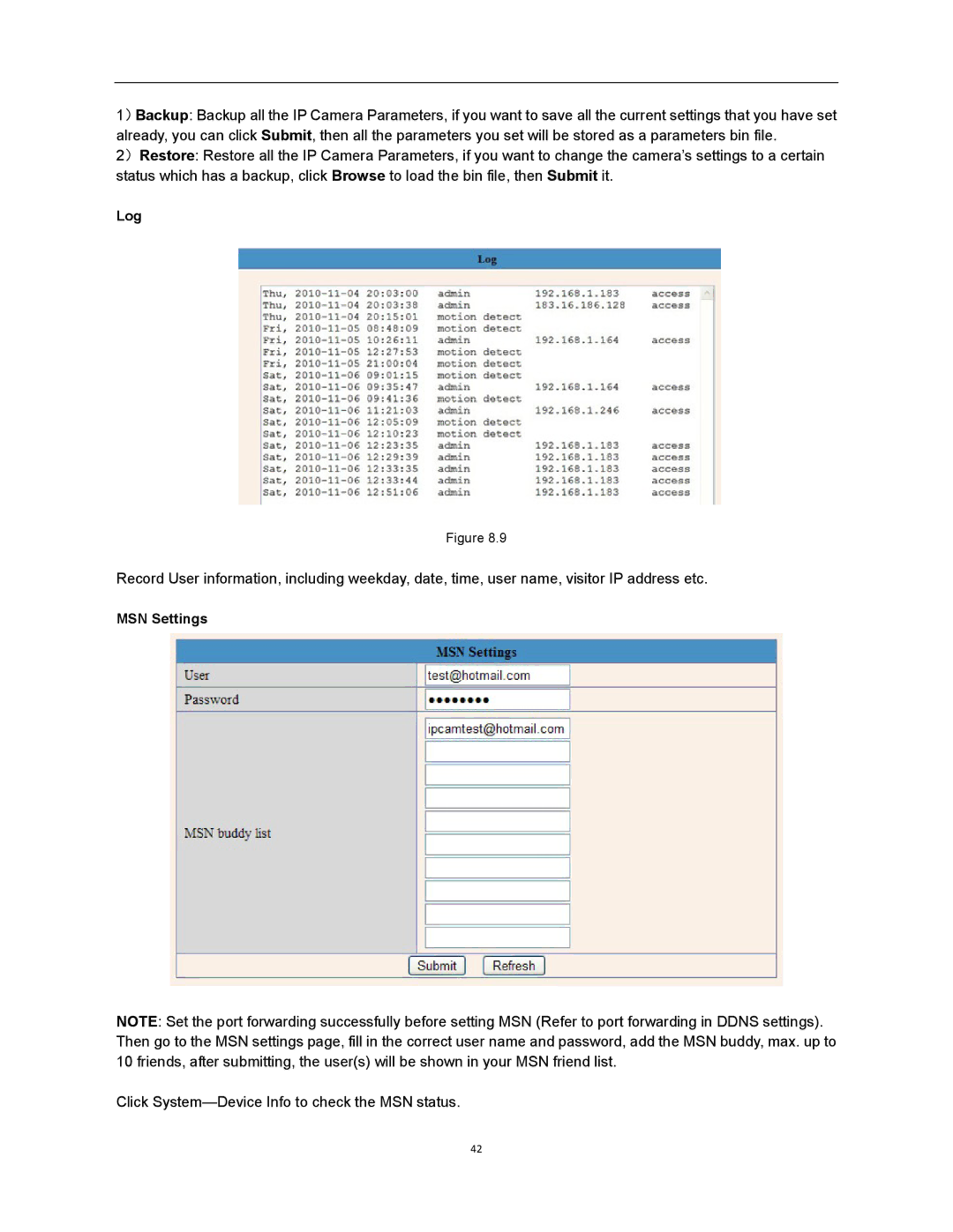 X10 Wireless Technology XX34A user manual Click System-Device Info to check the MSN status 