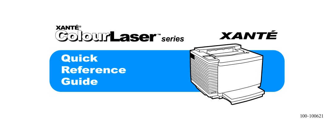 Xante 100-100621 manual 