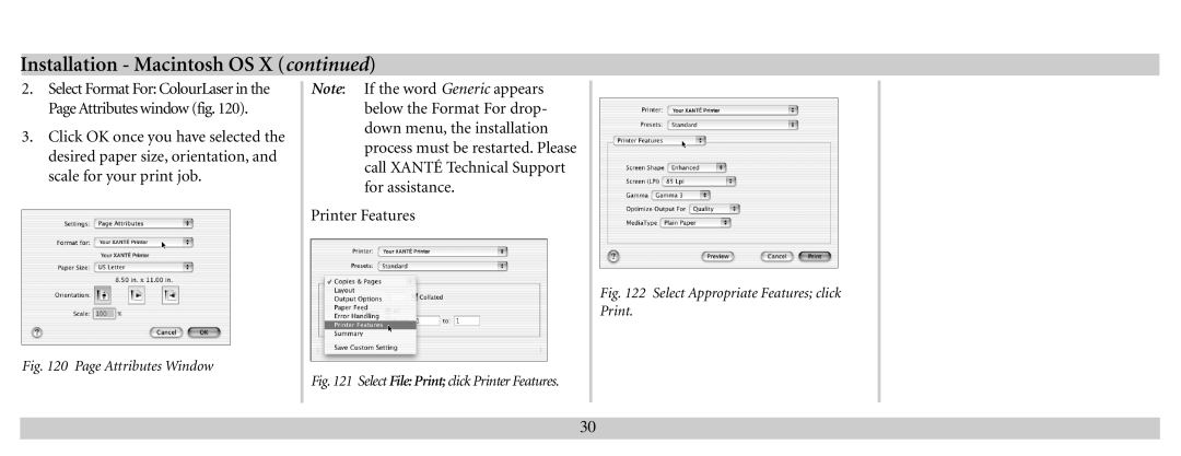 Xante 100-100621 manual Attributes Window 