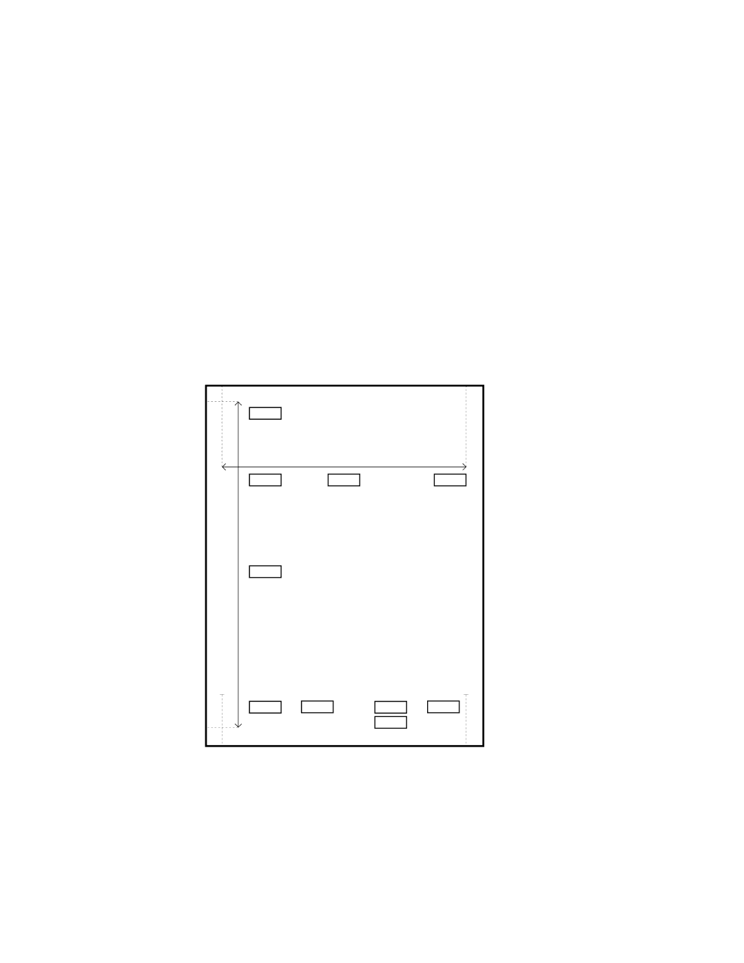 Xante 3 Series warranty Under Manual Feed Options, if you are using standard, 254.0 190.5 