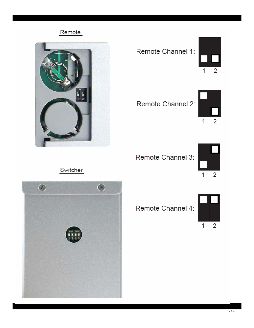 Xantech HDMI4X1, Switcher user manual 