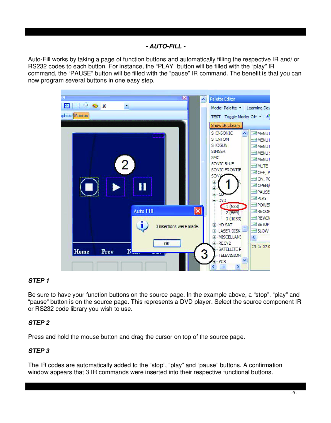 Xantech MRC44, mrc88, XTR39, SPLCD manual Auto-Fill 