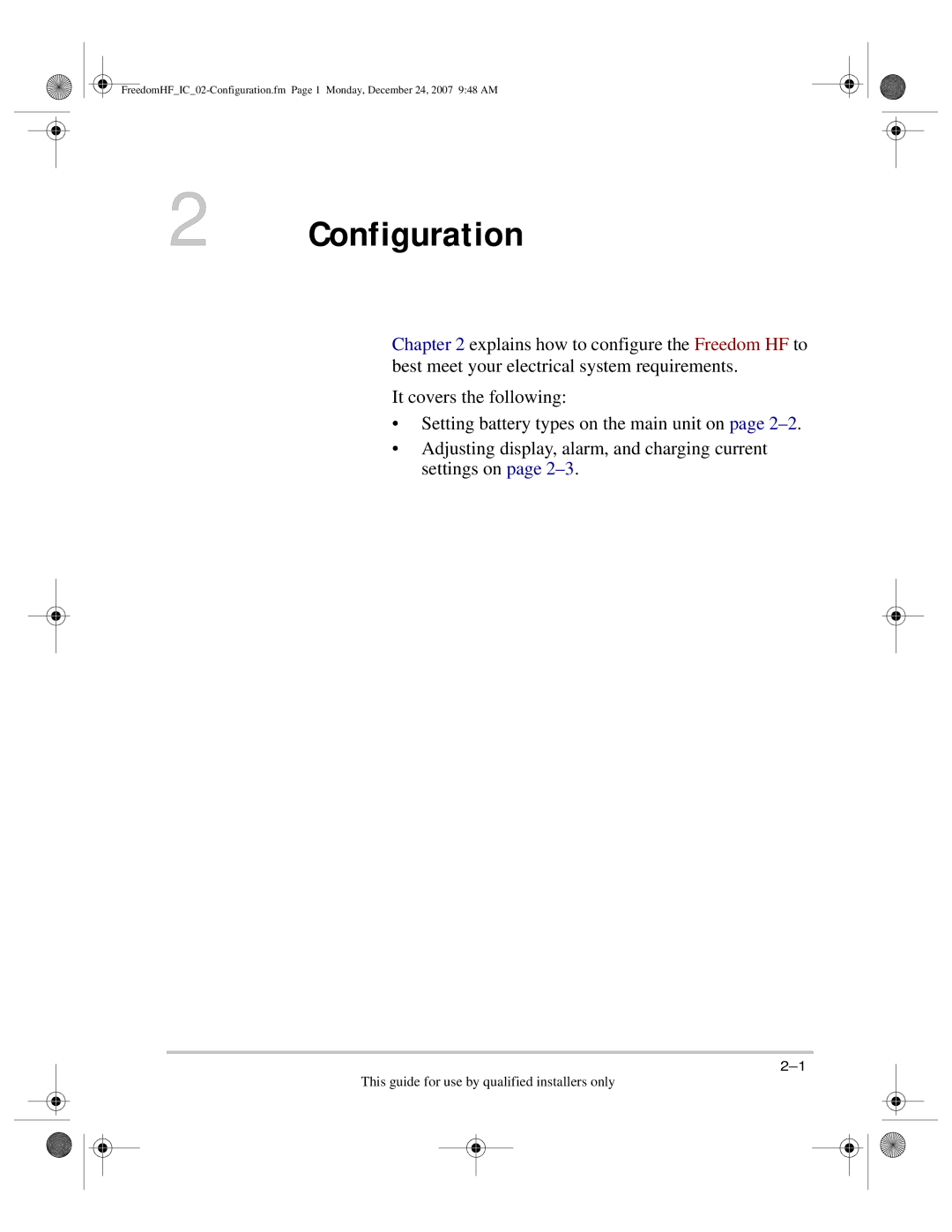 Xantrex Technology 1800, 1000 manual Configuration 