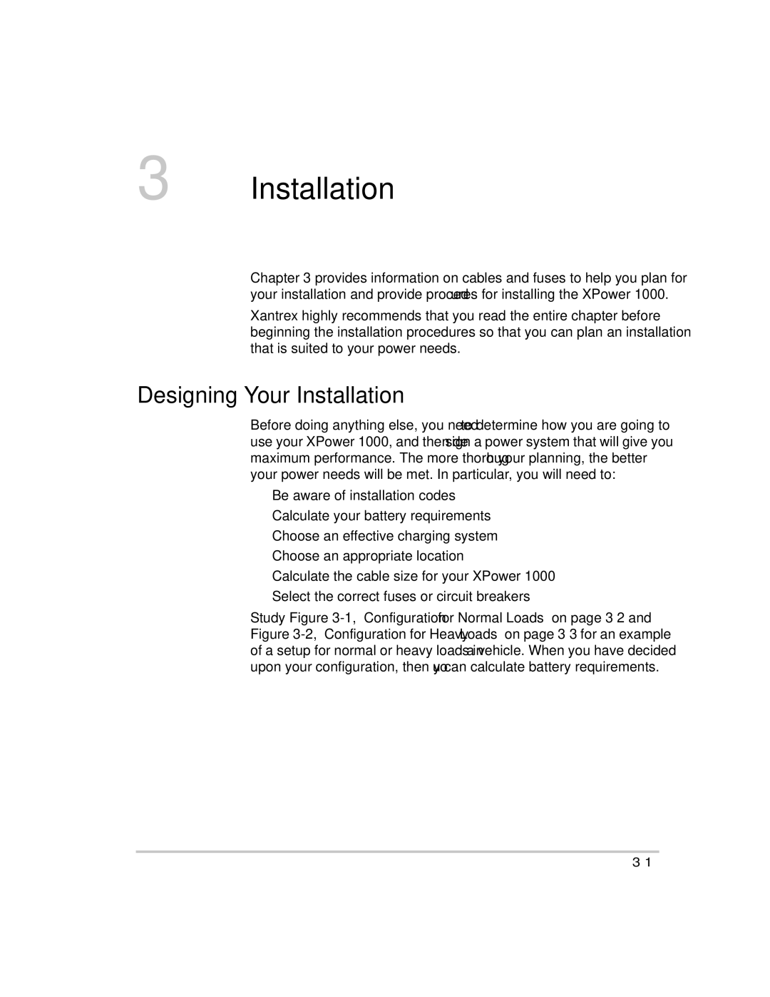 Xantrex Technology 1000 manual Designing Your Installation 