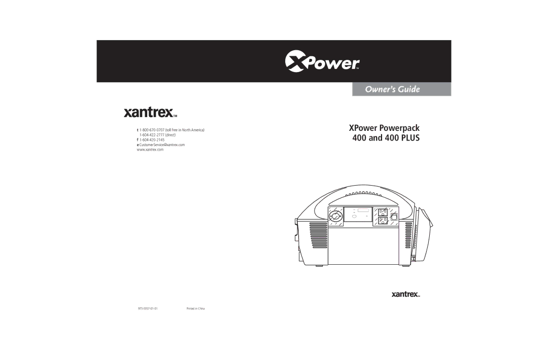 Xantrex Technology 200 manual Owner’s Guide 