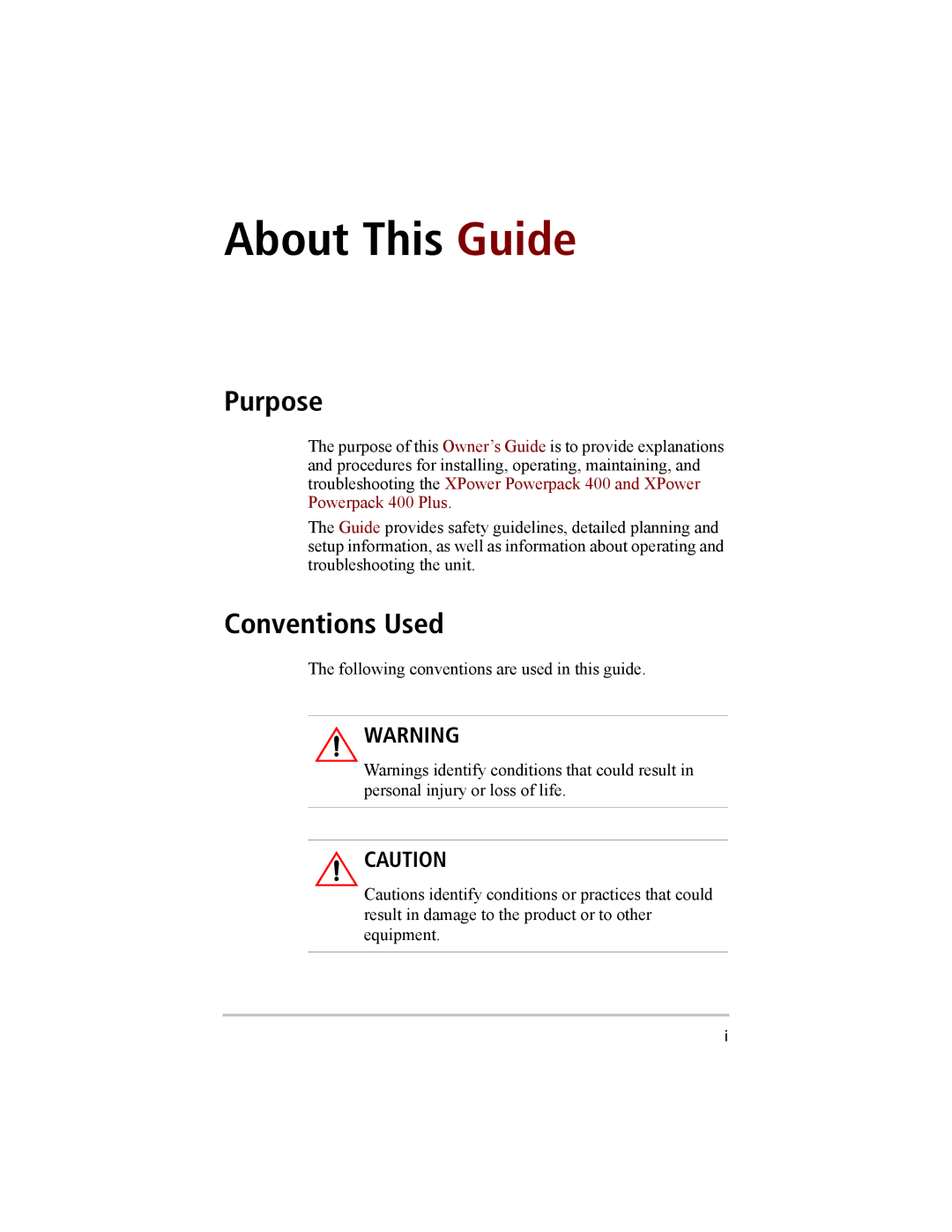 Xantrex Technology 200 manual Purpose, Conventions Used 