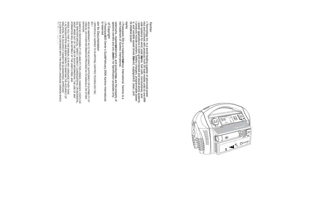 Xantrex Technology 300 manual Date and Revision 