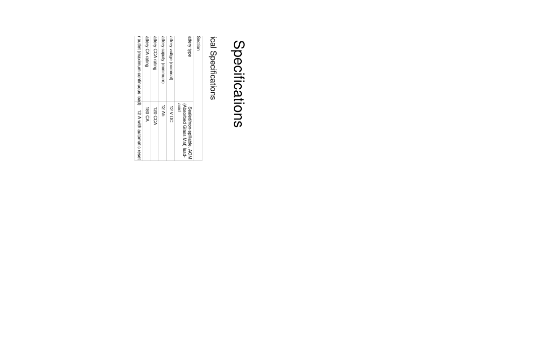 Xantrex Technology 300 manual Electrical Specifications, DC Section 