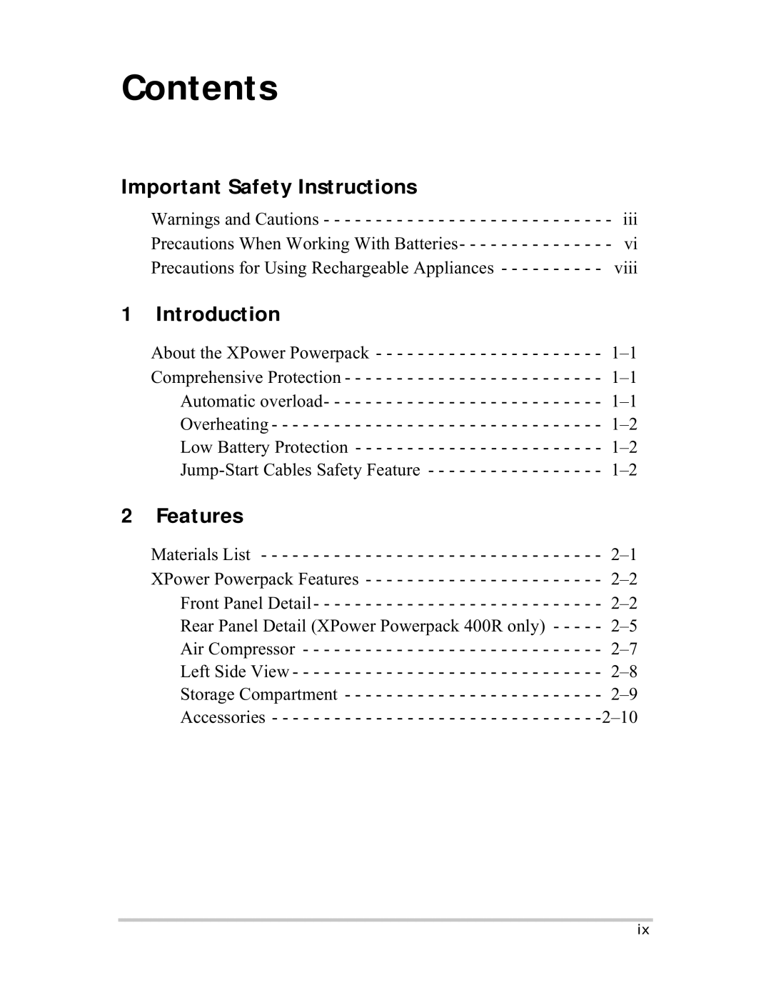 Xantrex Technology 400R manual Contents 