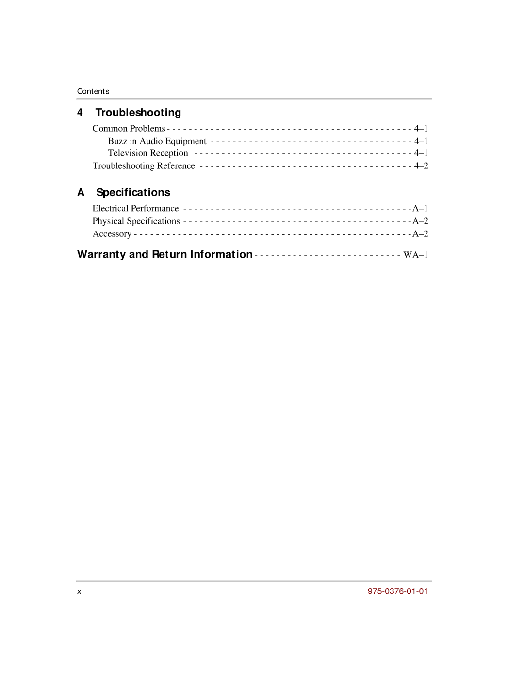 Xantrex Technology 5000 manual Troubleshooting, Specifications 