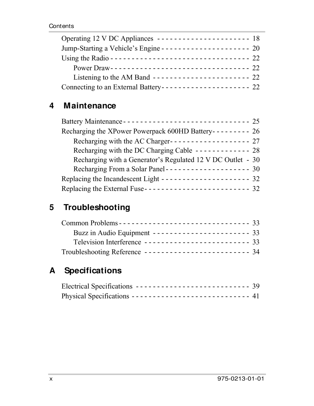 Xantrex Technology 600HD manual Maintenance, Troubleshooting, Specifications 