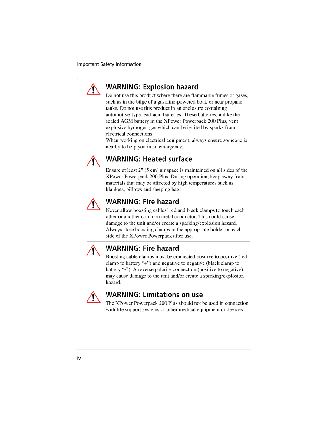 Xantrex Technology 800, 400 manual Important Safety Information 