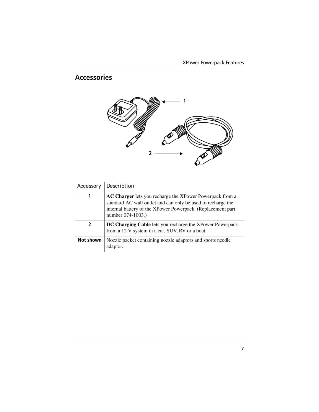 Xantrex Technology 400, 800 manual Accessories, Accessory Description 