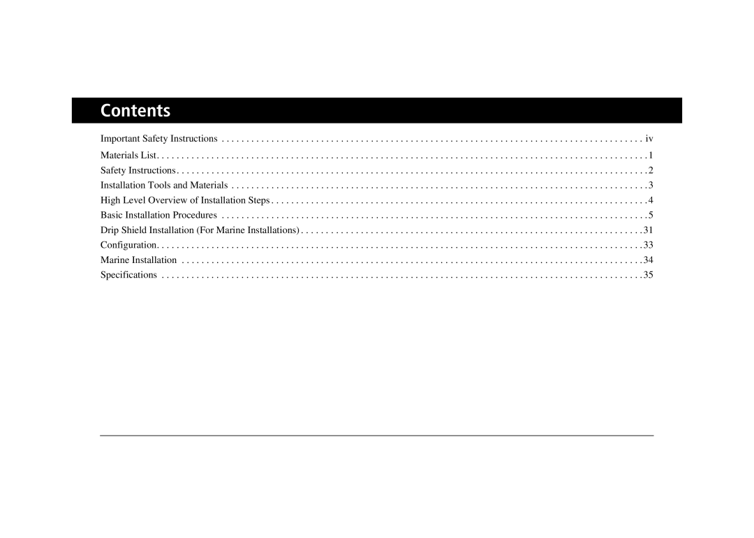 Xantrex Technology 806-1840-02, 806-1020, 806-1840-01, 806-1055-02 806-1840 manual Contents 