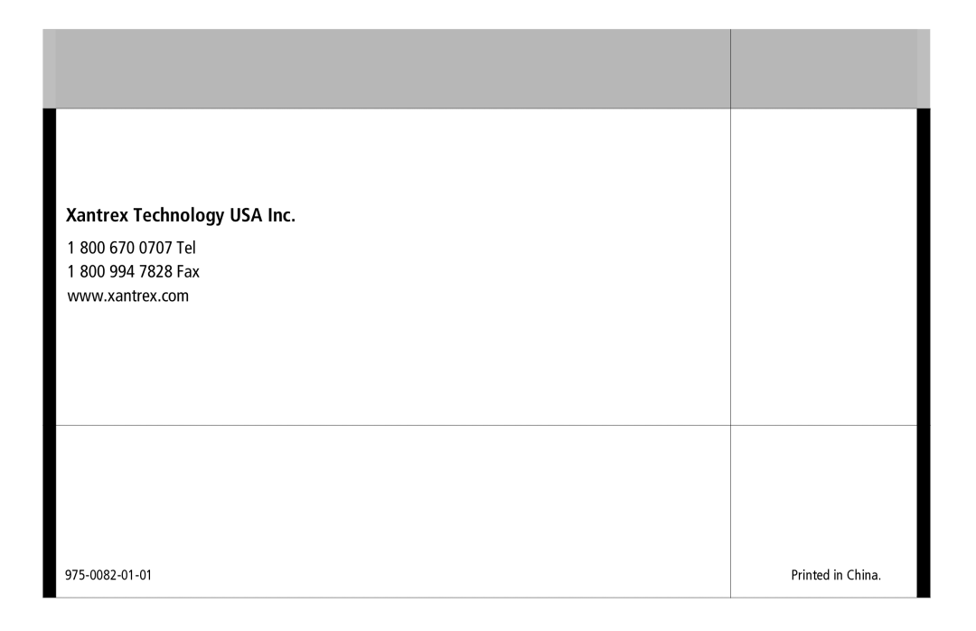 Xantrex Technology 809-0915 manual Xantrex Technology USA Inc 