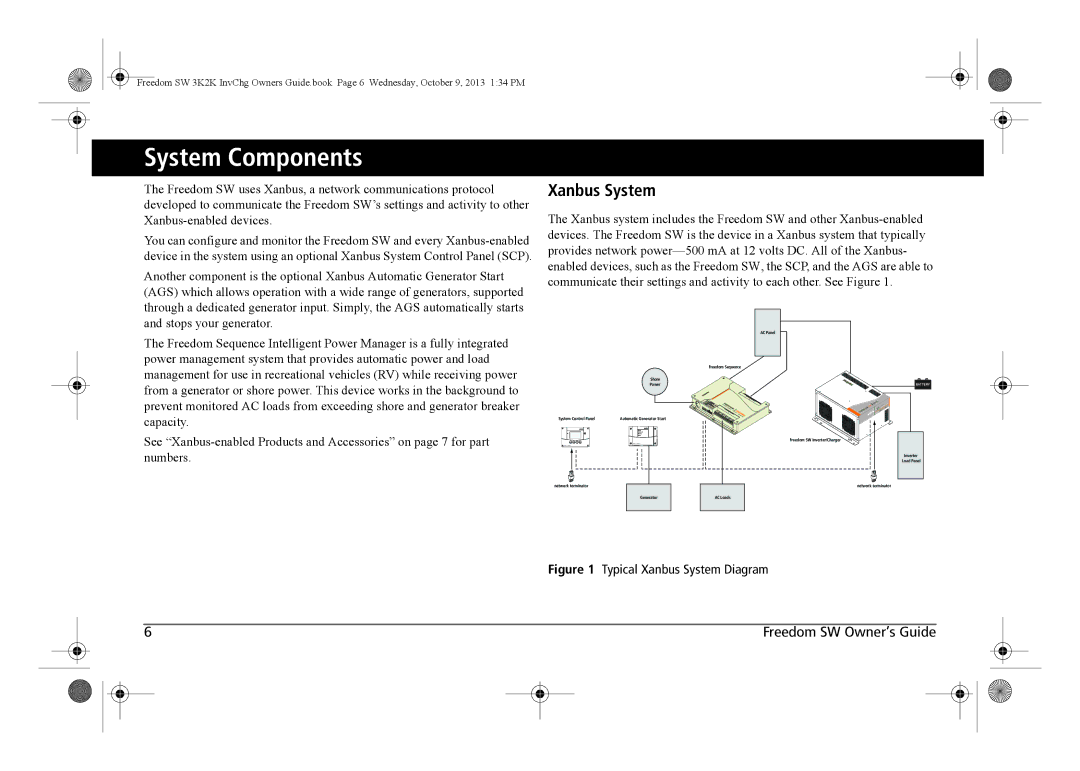 Xantrex Technology 815-3024, 815-3012, 815-2012, 815-2024 manual System Components, Xanbus System 