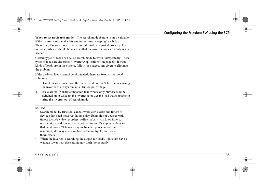 Xantrex Technology 815-3012, 815-3024, 815-2012, 815-2024 manual Configuring the Freedom SW using the SCP 