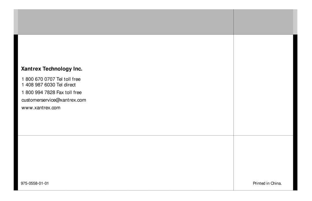 Xantrex Technology 975-0558-01-01 i manual Xantrex Technology Inc 