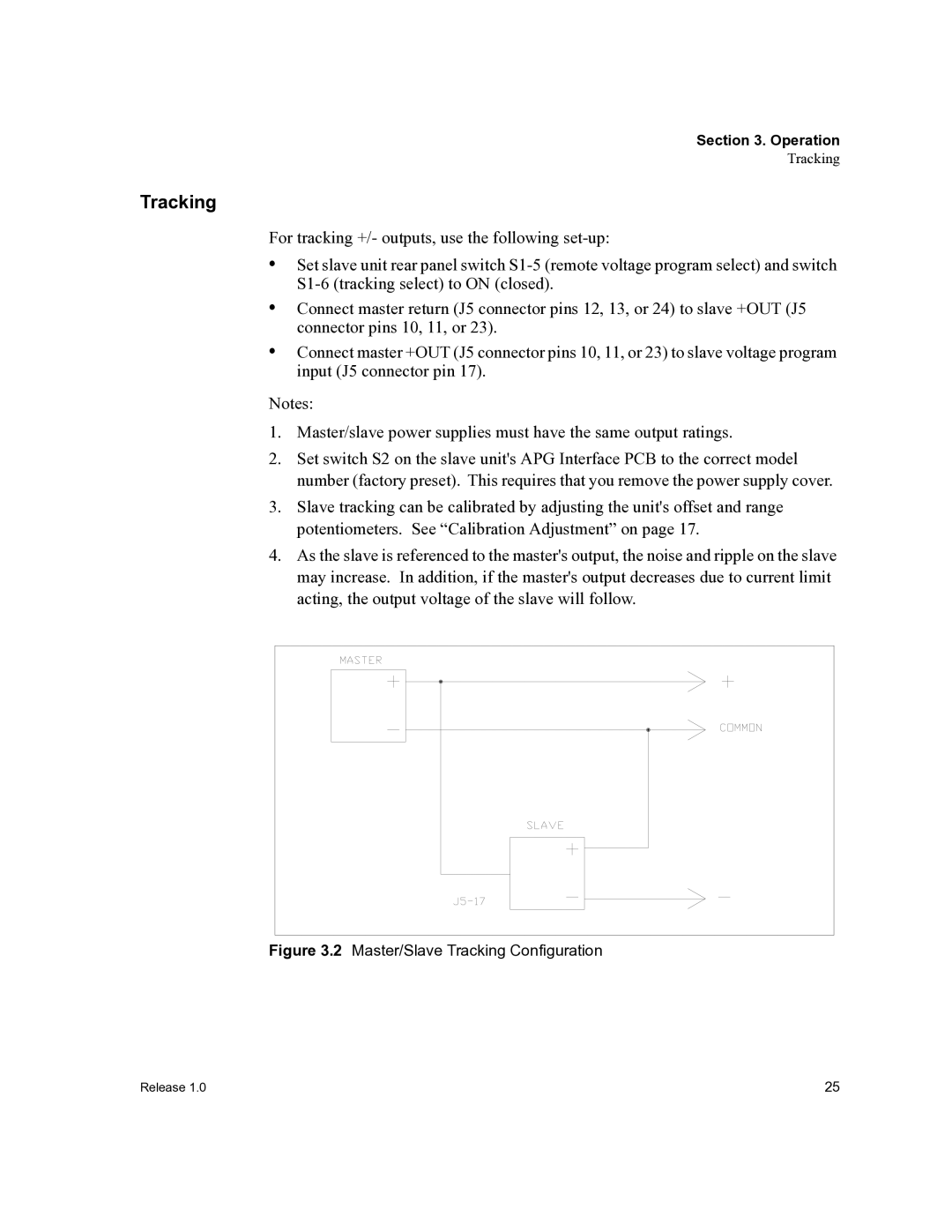 Xantrex Technology APG-XT, APG-HPD manual Master/Slave Tracking Configuration 