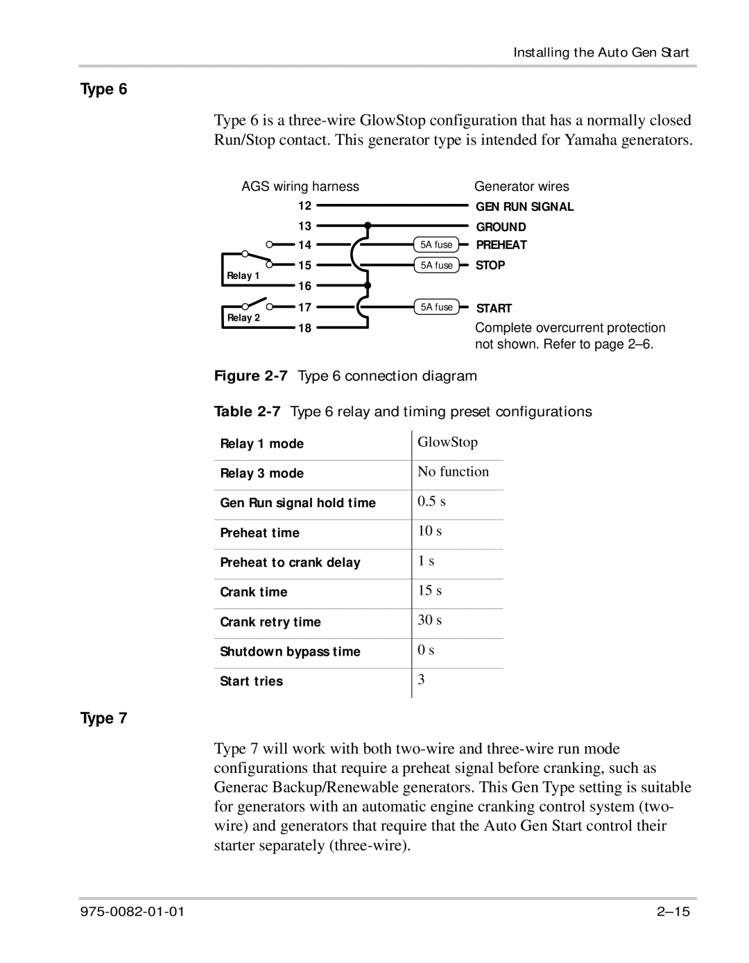 Xantrex Technology Automatic Generator manual Type 6 connection diagram 