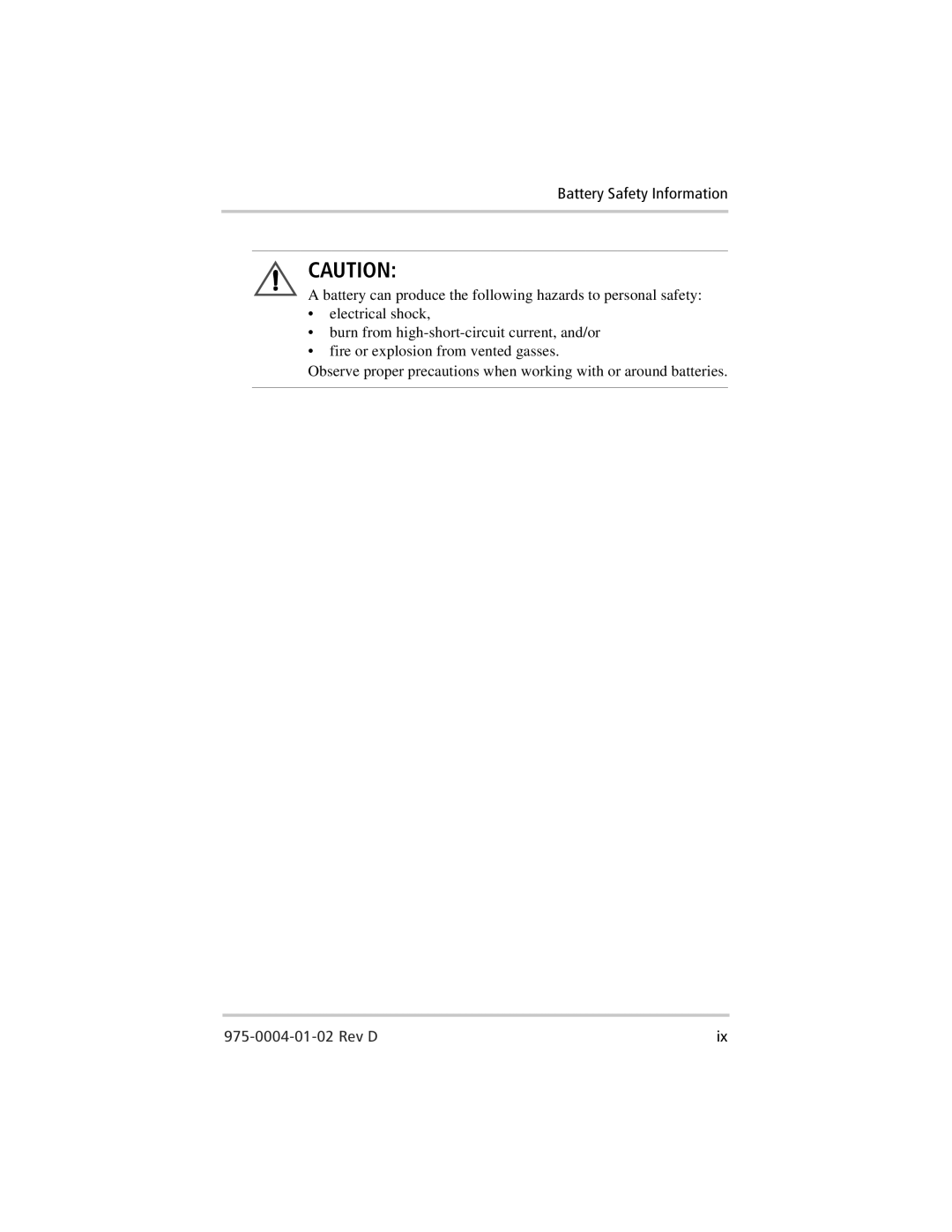 Xantrex Technology C60, C35, C40 owner manual Battery Safety Information 