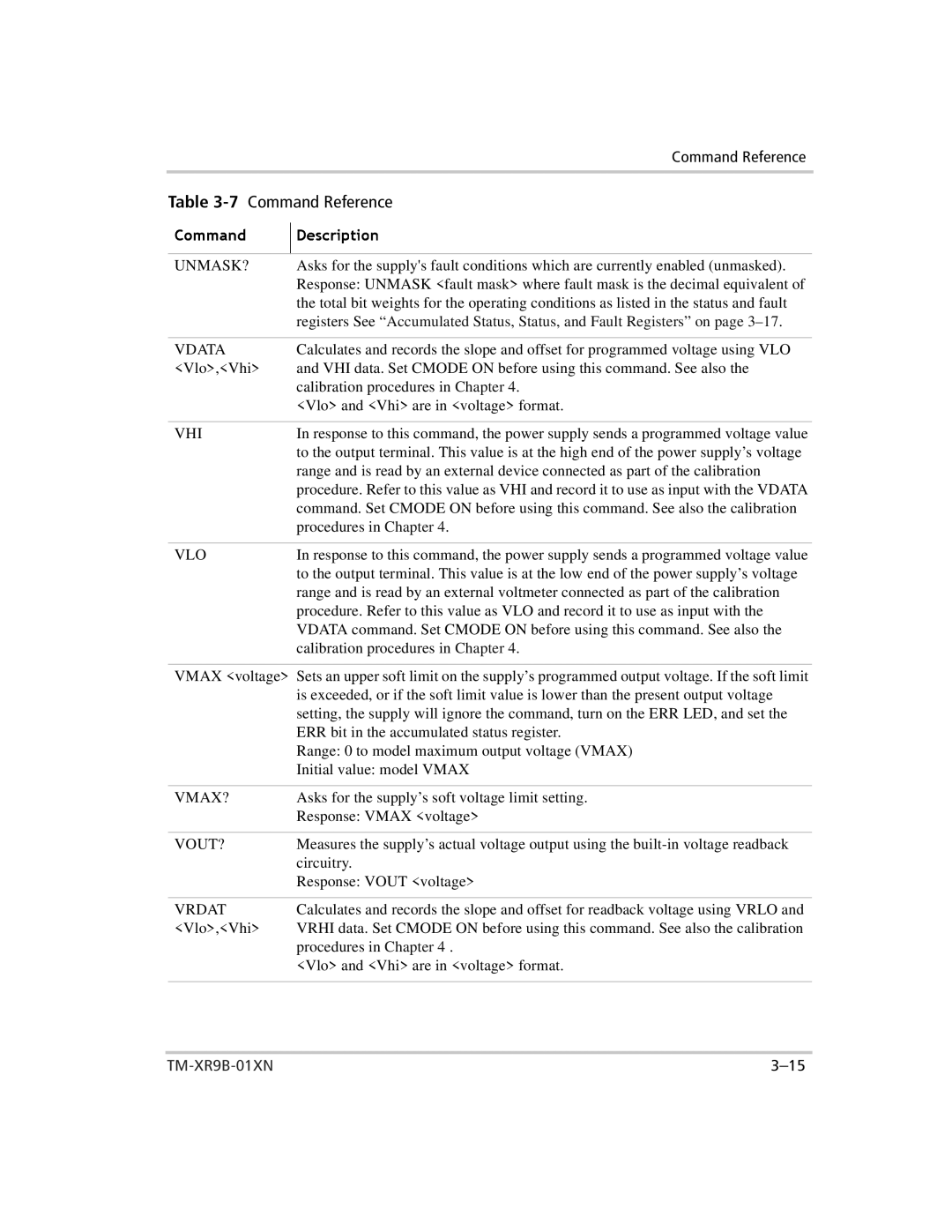 Xantrex Technology ENET-XFR3 manual Command 