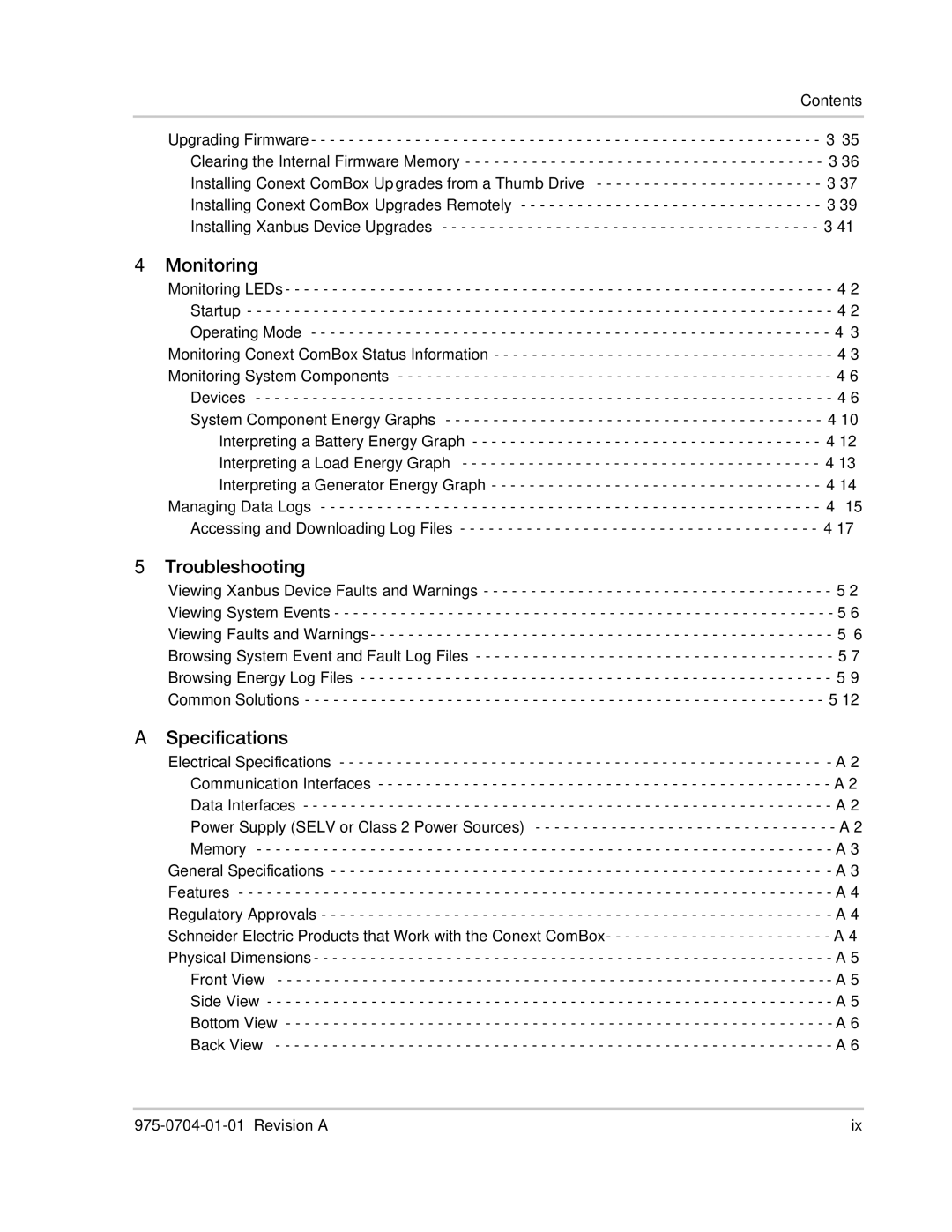 Xantrex Technology Freedom SW Series manual Monitoring 